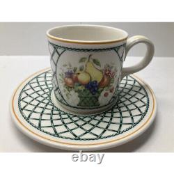 Vintage Boléroy & Boch Cup & Saucer Set of 5 From Japan 2412 010