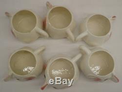 Vintage C. Briher Anthropomorphic Elephant Coffee Pot Pitcher Cup & Saucer Set