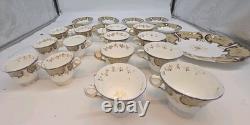 Vintage C1840s John Ridgeway Porcelain Large Tea And Coffee Set Marked 5 773