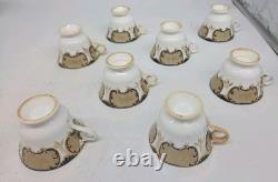 Vintage C1840s John Ridgeway Porcelain Large Tea And Coffee Set Marked 5 773