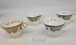 Vintage C1840s John Ridgeway Porcelain Large Tea And Coffee Set Marked 5 773