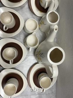 Vintage Carlton Ware Mimosa Tea Coffee Set 22pc VGC Mid Century Modern Retro