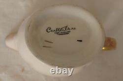 Vintage Carlton Ware'Rita' 15 Piece Art Deco Coffee Set in Blush Pink & Gilt