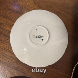 Vintage Carlton Ware Rouge Royale Coffee Set England Red Gold Demitasse Cups