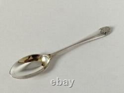 Vintage Cased Set of 6 Solid Silver Tea / Coffee Spoons Walker & Hall, 1928