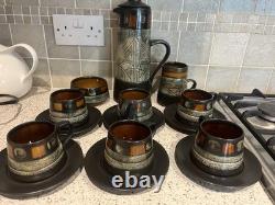 Vintage Celtic Pottery Newlyn Set 1960s Made In Cornwall