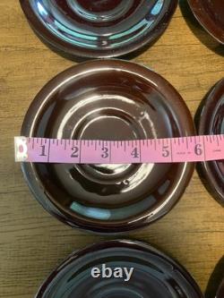 Vintage Ceramic Tea / Coffee Set (15 piece) Brown Tan Cream Unbranded 3 Tone