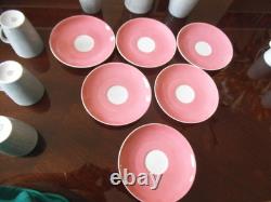 Vintage Cmielow Goplana espresso coffee set for 6 by Wincenty Potacki Poland 62