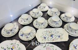 Vintage Coalport Pageant Bone China Made in England Tea Set 40 Pieces