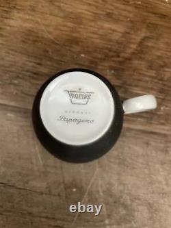 Vintage Coffee Tea Pot Set Rosenthal Johann Haviland PAPAGENO Black White