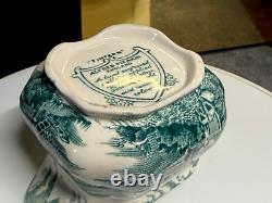 Vintage Coffee Tea Set Alfred Meakin Tintern Hand Engraved Transferware England