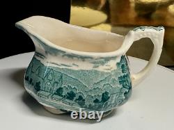 Vintage Coffee Tea Set Alfred Meakin Tintern Hand Engraved Transferware England