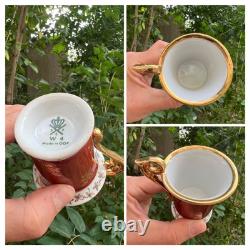 Vintage Coffee set for 6 persons, GDR production, Eisenberg Special Porcelain