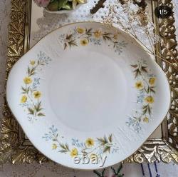 Vintage Colclough Bone China Made in England Coffee Set Trio for 2 Person