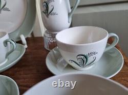 Vintage Copeland Spode Olympus Tea Coffee Set Mint Green 18 Piece Set