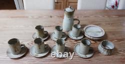 Vintage Cornish pottery coffee set John Buchanan