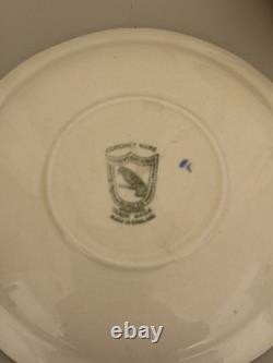 Vintage Coronet Ware Parrott & Co England Coffee Set 5 Cups Pagoda Chinoiserie