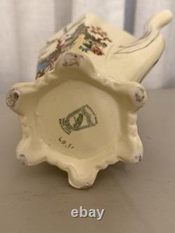 Vintage Coronet Ware Parrott & Co England Coffee Set 5 Cups Pagoda Chinoiserie