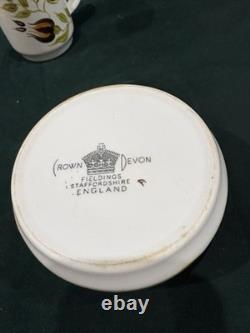 Vintage Crown Devon Fieldings Staffordshire Full Coffee Set