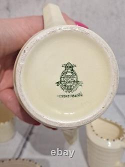 Vintage Crown Ducal Stitch 15 Piece Coffee Set