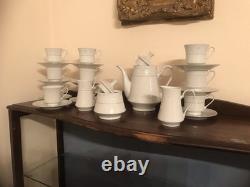 Vintage Crown Ming Fine China Tea & Coffee Service Hong Kong 1980s