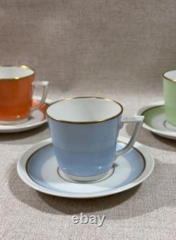 Vintage Danish Royal Copenhagen 6 Cups 6 Saucers Coffee Set