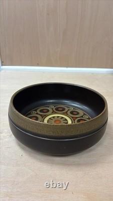 Vintage Denby Arabesque 1970s Coffee & Tableware Set 24 Pieces Retro Stoneware