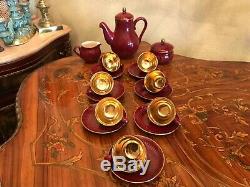 Vintage Denmark Soholm Søholm Coffee Set of 6 and 1 extra pair