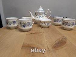 Vintage English Bone China Tea Set Mix Royal Albert Brigadoon & Paragon Cherwell