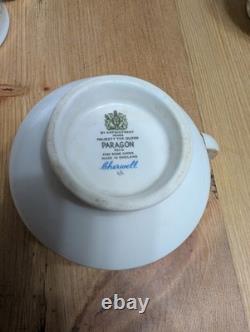 Vintage English Bone China Tea Set Mix Royal Albert Brigadoon & Paragon Cherwell