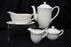 Vintage Enoch Wedgewood (tunstall) Hedge Rose Coffee Set With Gravy Boat