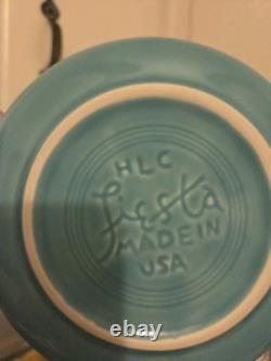 Vintage Fiestaware Bowls, Coffee or Tea Cups, and Saucer Set Mid Century MCM