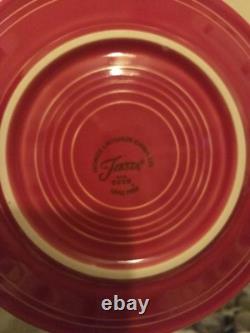 Vintage Fiestaware Bowls, Coffee or Tea Cups, and Saucer Set Mid Century MCM