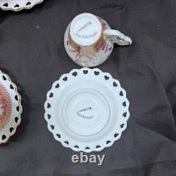 Vintage Find Porcelain Coffee Tea Set Pot Sugar Bowl Cups Saucers 16 PCs