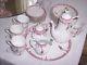 Vintage Floral Tea Or Coffee Service Set For 8 Porcelana Quinta Nova Qn Portugal