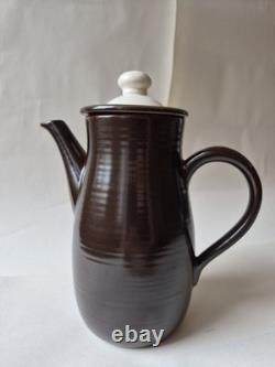 Vintage Franciscan Chestnut Tea & Coffee Set Made in England Interpace c. 1980