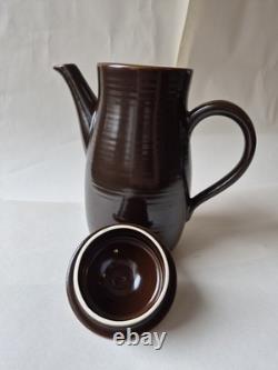 Vintage Franciscan Chestnut Tea & Coffee Set Made in England Interpace c. 1980