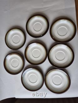 Vintage Franciscan Chestnut Tea & Coffee Set Made in England Interpace c. 1980