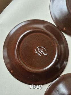 Vintage Franciscan Chestnut Tea & Coffee Set Made in England Interpace c. 1980