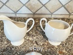 Vintage Franciscan Cream Merced China Tea & Coffee Set No Chips No Crazing