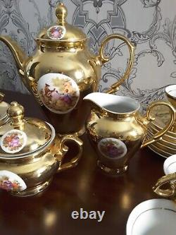 Vintage French Style Gold Coffee Set