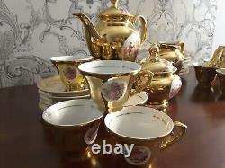 Vintage French Style Gold Coffee Set