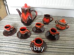 Vintage French Vallauris Coffee Set