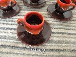 Vintage French Vallauris Coffee Set