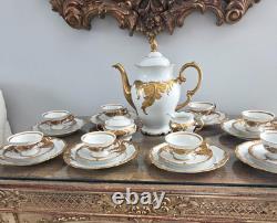 Vintage GORGEOUS Walbrzych 29 piece Demitasse Coffee Pot Set