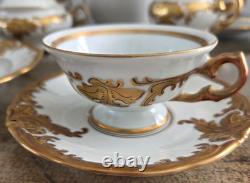 Vintage GORGEOUS Walbrzych 29 piece Demitasse Coffee Pot Set