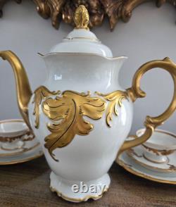 Vintage GORGEOUS Walbrzych 29 piece Demitasse Coffee Pot Set
