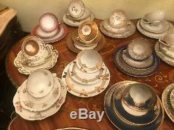 Vintage German Mixed 17 cup saucer cake plates Bavaria Winterling etc