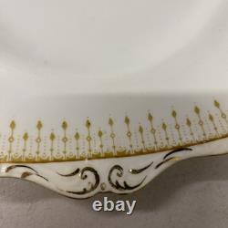 Vintage Grindley England Blue Gold Espresso Coffee Set China Art Deco