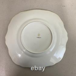 Vintage Grindley England Blue Gold Espresso Coffee Set China Art Deco